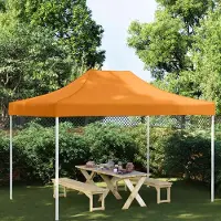 Prolenta Maison Exclusive - Partyzelt-Dach 4,5x3 m Orange 270 g/m²