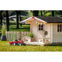 Tuindeco Gartenzaun gerade 100 cm II