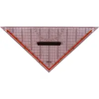 Rumold Geometritrekant 1058 Transparent Hypotenuselængde: 32.5 cm
