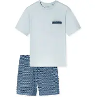 Schiesser Pyjama Comfort in hellblau | Gr.: 58