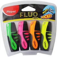 Maped Leuchtmarker Fluo Peps Pocket Mini, 4 Stück