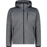 CMP Man Jacket Zip Hood U439 Alluminio Mel. 48