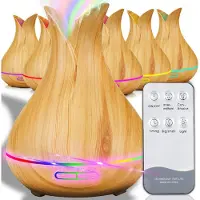 Retoo Luftbefeuchter Diffuser 230V 2.6 l Aroma Air Humidifier Ultraschall 7 Farben Raumbefeuchter Elektrisch Duftlampe Aromatherapie Öle Diffusor Büro