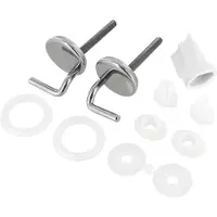 Ideal standard Scharniersatz für WC-Sitz Inga/Isabella chrom