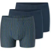 Schiesser Trunk 955 Essentials in dunkelblau, grün | Gr.: 9