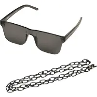 Urban Classics 105 Chain Sunglasses TB2571, color:blk/blk