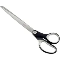 Leitz Schere Titanium 5418, ergonomischer Griff, für Links-/Rechtshänder, L 260 mm, titanbeschichteter Stahl/Kunststoff, schwarz