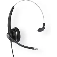 Snom A100M, Kabelgebunden, Büro/Callcenter, 150 - 6800 Hz, 56 g, Kopfhörer, Schwarz