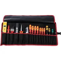 Parat 5990829991, Werkzeugkasten, Leder, Schwarz, Rot, 770 mm, 50 mm, 330 mm