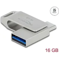 DeLOCK - USB-Flash-Laufwerk - 16 GB - USB 3.2 Gen 1 / USB-C