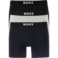 BOSS für Herren. 50544272 3er-Set graue Boxershorts aus Stretch-Baumwolle (5XL), Heimtextilien