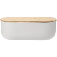 Koopman International Brotkasten Bambus, Weiss