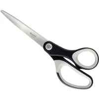 Leitz Schere Titanium 5417, ergonomischer Griff, für Links/Rechtshänder, L 205 mm, titanbeschichteter Stahl/Kunststoff, schwarz