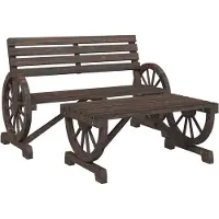 vidaXL 2-tlg. Garten-Lounge-Set Massivholz Tanne
