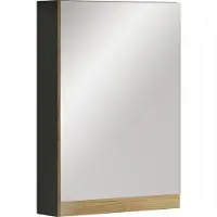 VCM Badschrank - zeitloser Spiegelschrank mit ausreichend Stauraum, Maße ca. H. 58 x B. 40 x T. 13 cm, praktische Aufbewahrungslösung für das Badezimmer, Cosila