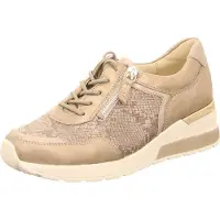 Waldlaufer Schnürhalbschuhe in beige, Gr. 8