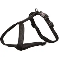 Trixie Premium Y-Geschirr - schwarz - 95-120 cm/25 mm