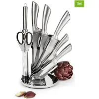 Excelsa Messerblock 8 Stück Jazz Cook Stahl