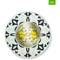 Excelsa Set mit 6 Pastatellern Amalfi Keramik 28,5 cm Bunt