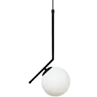 Bamyum Pendelleuchte I Newrey I Glas Modern Schwarz Metall Lampe