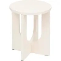 Atmosphera Créateur d'intérieur® Beistelltisch "bloom" elfenbein 50,540x40cm - Atmosphera créateur d'intérieur