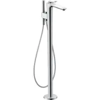 Hansgrohe AXOR Citterio C Einhebel-Wannenmischer freistehend, 2 Verbraucher, Cubic cut, 49441000, Farbe: Chrom