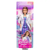 Barbie Karriere Ärztin-Modepuppe mit Zubehörteil, Modepuppe in abnehmbarer Kleidung und Stethoskop, Modepuppe, Weiblich, 3 Jahr(e), Mädchen, 268,8 mm, Mehrfarbig