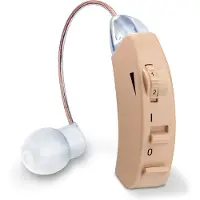 Beurer HA 50 Hörgeräuschverstärker, Rauscharme Wiedergabe und Verstärkung aller Geräusche, ergonomische Passform und drei Aufsätze für den Gehörgang