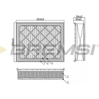 Bremsi Luftfilter FA1231