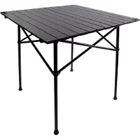 Offlander Składany Aluminiowy Stół Kempingowy 70 x 70 cm