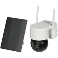 APTI IP-SOLARKAMERA AUSSENBEREICH MIT PIR-DETEKTOR ICSEE-W41SD-SOLAR Wi-Fi - 4 Mpx 3 6 mm