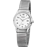 Regent Damen-Uhr Analog Quartz Stahlgehäuse Metall Zugband F-893
