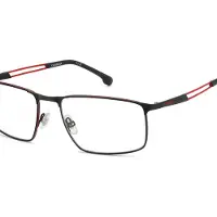 Carrera Sehhilfen - - 8925 - Metall - Matt Schwarz/Rot - 57-18-140