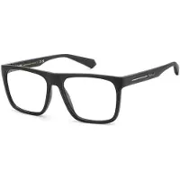 Polaroid Unisex PLD D533 003 Rahmen von BRILLEN Bio -Polyamid Schwarz Quadratisch