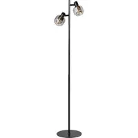Osram Decor Firefly Stehleuchte, 2x E14 Fassung, Schwarz, Stahl/Glas, Textilkabel, Industrial Design