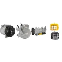 Casco CAC70003AS SD6C12 Klimaanlage Klimakompressor R134a passend für PEUGEOT 207 (WA, WC) 207 CC (WD) 207 SW (WK) 307 (3A/C) PARTNER Tepee 307 SW