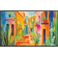 Kleen-Tex Fußmatte "Casas de Colores" rechteckig 7 mm Höhe
