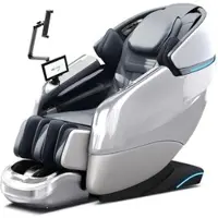 360Home 4D Ganzkörper Massagesessel, Mit Heizfunktion, Tiefenmassage, für den ganzen Körper geeignet, Bluetooth SL Schienen Weiß L155xB76xH116cm /G6Bai/