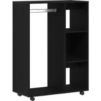 vidaXL Kleiderschrank Schwarze Eiche 80 x 40 x 110 cm Holzwerkstoff