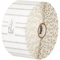 Zebra 10010065 (8000D Jewelry) - (13 mm x 56 mm) 6 Rollen - Schwarz auf weiß - Etikett