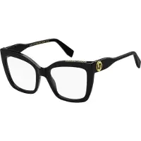 Marc Jacobs Damen MARC 813 807 Rahmen von BRILLEN Acetat Schwarz Quadratisch Normal