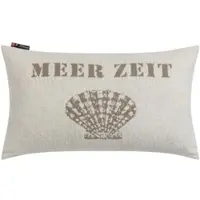 David Fussenegger Kissenhülle Nova 'Meer Zeit 30 x 50 cm Rohweiß- Beige