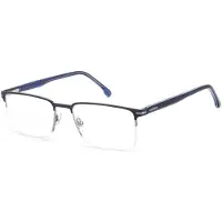 Carrera 325 56/19/145 Matte blaue Metallrahmen Brille MAN 325