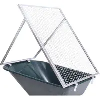 Baumarktplus TRUTZHOLM Schubkarren Durchwurfsieb Gartensieb 100x60cm Sieb Kompost Gitter Durchwurfgitter Erdsieb