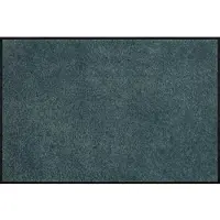 Wash & dry Fußmatte "Denim Blue", blau, B:60cm H:9mm L:90cm, Obermaterial: 100% Polyamid, BY KLEEN-TEX, Teppiche, Fußmatte