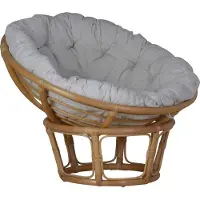 MiaMöbel Sessel 'Papasan' Honig, Ø 80 cm
