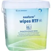 Dr. Weigert neoform wipes RTF Einweg-Vliestuchspendersystem 421395 , 1 Eimer = 115 Tücher, ohne Desinfektionsmittel