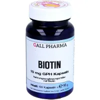 GALL PHARMA Biotin 10 mg GPH Kapseln 60 St