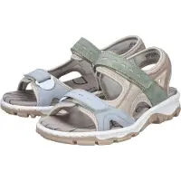Rieker Riemchensandale Sommerschuh, Sandalette, Outdoorsandale mit Klett