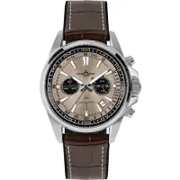Jacques Lemans Chronographen Liverpool Brown Leather